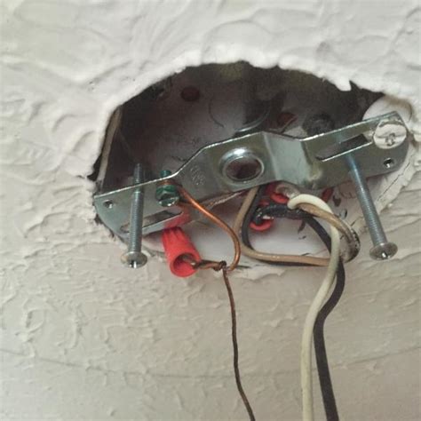 loose ceiling fan electrical box